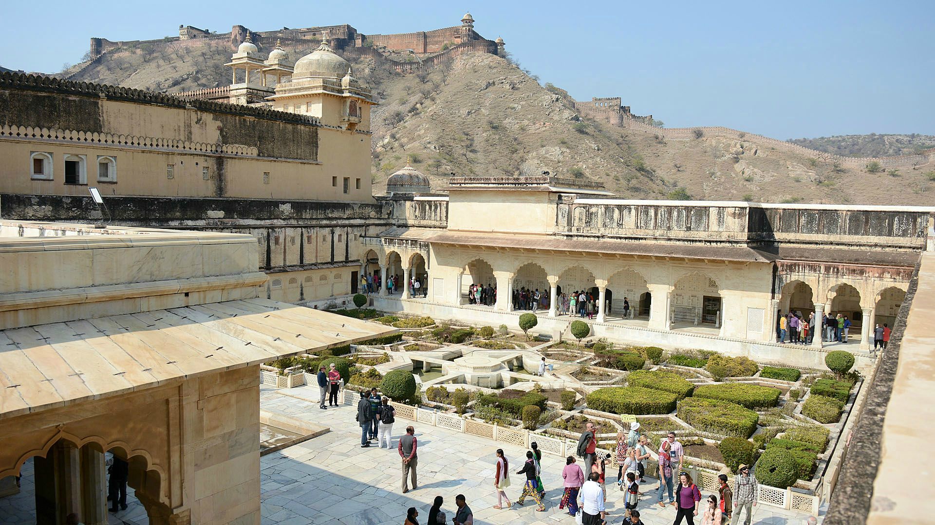 Amber Fort - kompleks budowli obronnych i pałacowych